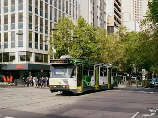 Une rue de Melbourne