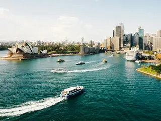 Vue sur le port de Sydney