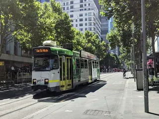 Une rue de Melbourne