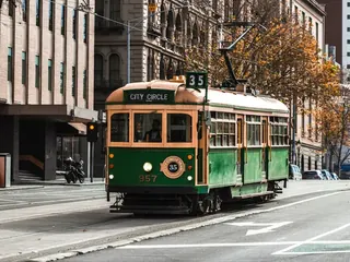 Une rue de Melbourne